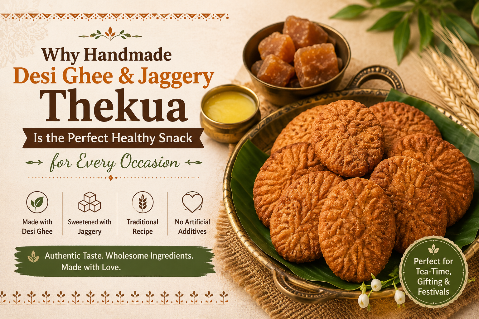 Why Thekua Is the Healthier Alternative to Modern Biscuits.